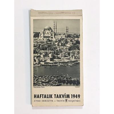 Haftalık Takvim 1949 / Ziyad EBUZZİYA - Kitap