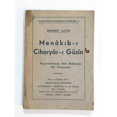 Menakıb-ı Ciharyar-ı Güzin / Mehmet GAVSİ - Kitap