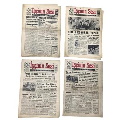  İşçinin Sesi Gazetesi 1960 - 8 sayı 