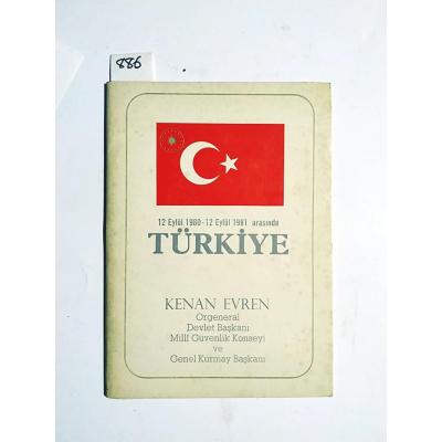 12 eylül 1980 - 12 eylül 1981 arasında Türkiye Kenan EVREN / Kitap