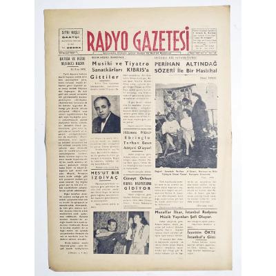 13 Mayıs 1959 Radyo Gazetesi - Eski Gazete