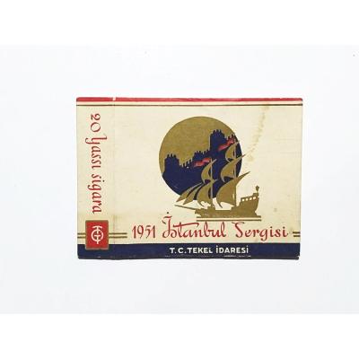 1951 İstanbul Sergisi Tekel İdaresi - Efemera