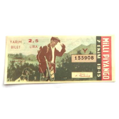 7 Ekim 1948 - Yarım bilet / Piyango bileti