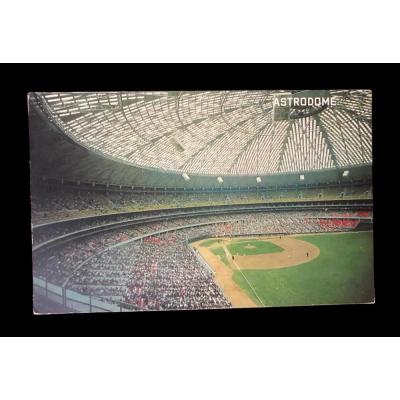 ASTRODOME'UN İÇİ - HOUSTON, TEXAS Dünyanın ilk kubbeli, klimalı spor stadyumu - Kartpostal