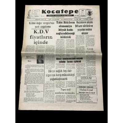 Afyon Kocatepe gazetesi - 28 Mayıs 1986