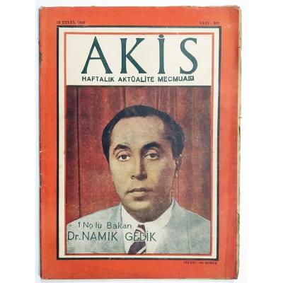 Akis Haftalık Aktüalite Mecmuası 1958  Sayı:227  - Dergi