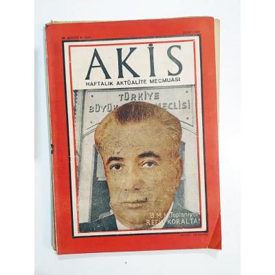Akis Haftalık Aktüalite Mecmuası 1958 Sayı:224 - Dergi