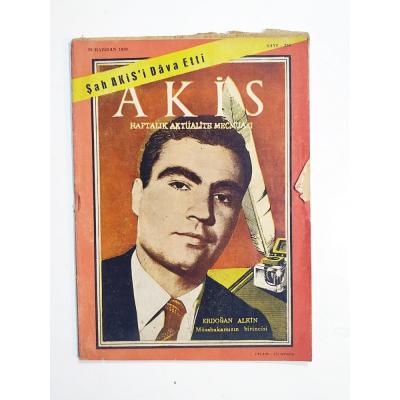 Akis Haftalık Aktüalite Mecmuası 1959 Sayı:256 - Dergi