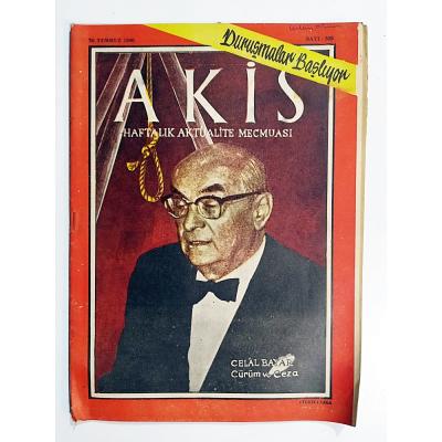 Akis Haftalık Aktüalite Mecmuası 1960 Sayı:309 - Dergi