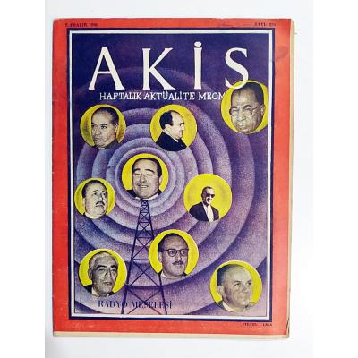 Akis Haftalık Aktüalite Mecmuası 1960 Sayı:335 - Dergi