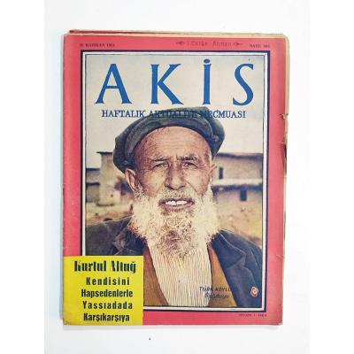 Akis Haftalık Aktüalite Mecmuası 1961 Sayı:365 - Dergi