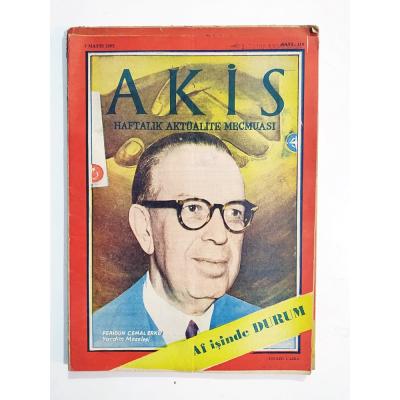 Akis Haftalık Aktüalite Mecmuası 1962  Sayı:410  - Dergi