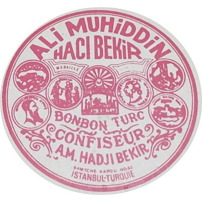Ali Muhiddin Hacı Bekir - Bonbon Turc Confiseur - Şekerleme kutusu