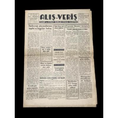 Alış - Veriş gazetesi, 12 Ocak 1948 - Efemera