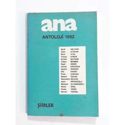 Ana Dergisi 1992 Antoloji Şiirler - Dergi