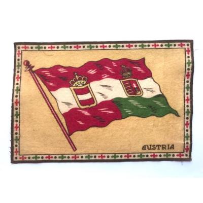 Austria / Avusturya - 1910'lar Tütün promosyonu, 14x21 kumaş bayrak