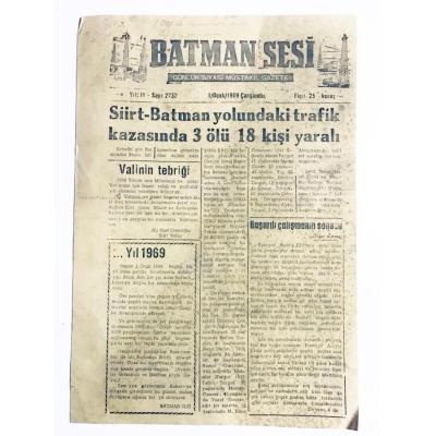 Batman Sesi Gazetesi - 1 Ocak 1969