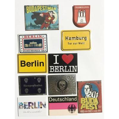 Berlin, Hamburg, Budapest, Budapestman, Reeperbahn, St. Pauli - 11 adet magnet