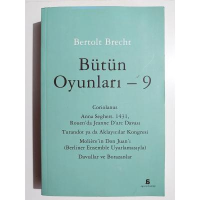 Bertolt BRECH Bütün oyunları 9 / Kitap