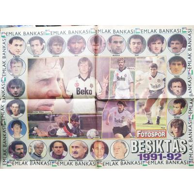 Beşiktaş 1991-92 - 55x76 poster