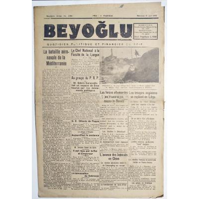Beyoğlu 17 juin 1942 - Eski Gazete