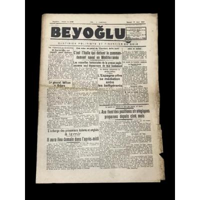 Beyoğlu Gazetesi - 17 Avril 1943