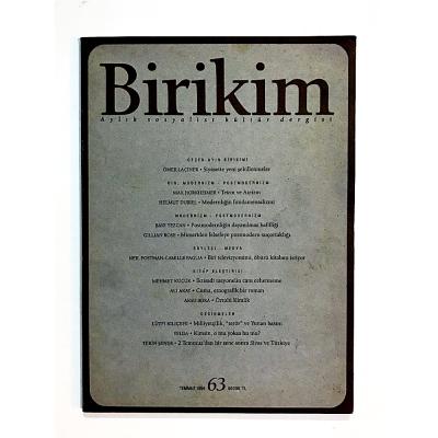 Birikim Dergisi Sayı:63 / 1994 - Dergi
