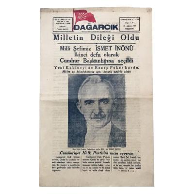 Bursa, Mudanya Halkevi - Dağarcık gazetesi /15 Ağustos 1946 