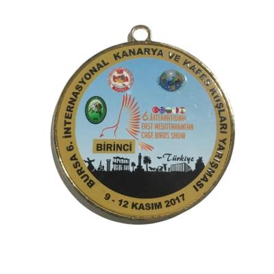 Bursa 6. İnternasyonal Kanarya ve Kafes Kuşları Yarışması - Birincilik Madalyası