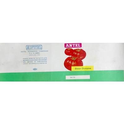 Bütün Domates / Antel Konserve Fabrikası - 11x30 etiket - Efemera