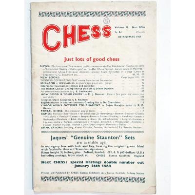Chess No: 545-6 / 1968 - Magazine, dergi