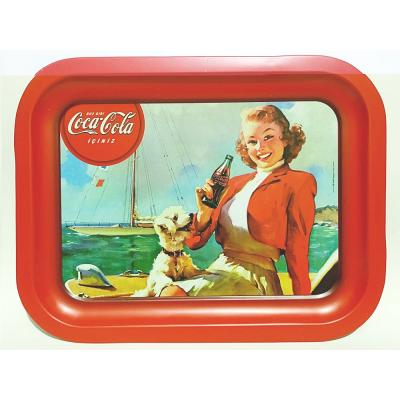 Coca Cola nostaljik tepsi - Deniz ve Cola