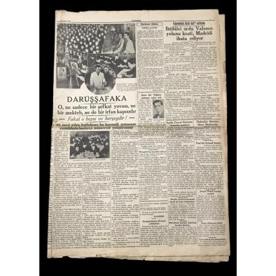 Darüşşafaka haberli, Cumhuriyet Gazetesi - 10 Şubat 1937
