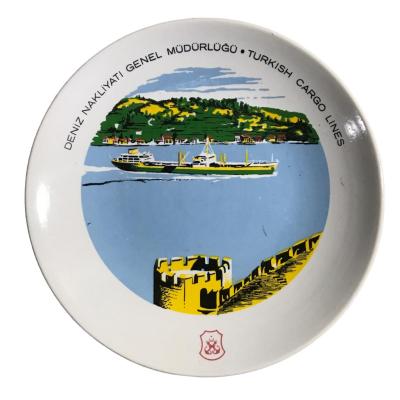 Deniz Nakliyatı Genel Müdürlüğü - Yarımca porselen / Sümerbank tabak