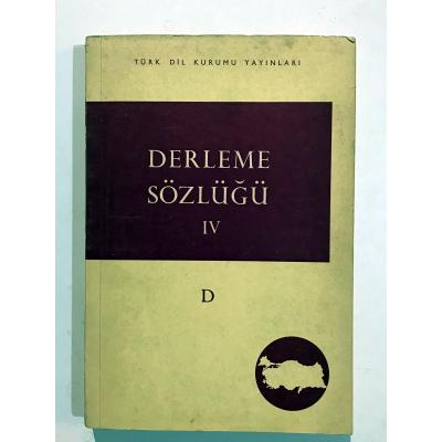 Derleme Sözlüğü / Türk Dil Kurumu - Kitap