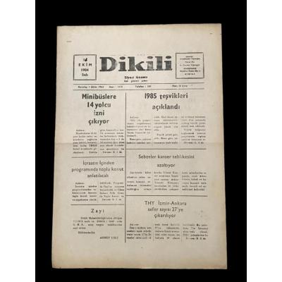 Dikili gazetesi - 16 Ekim 1984