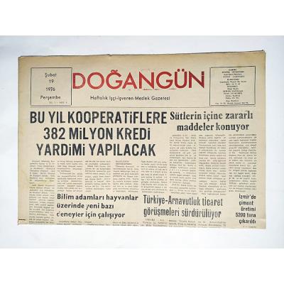 Doğangün Gazetesi 196 Şubat 1976 - Eski Gazete