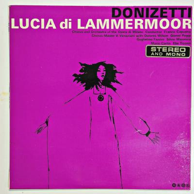 Donizetti Lucia di Lammermoor - LP Plak