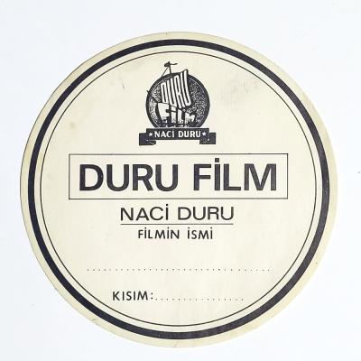 Duru Film / Naci DURU - Film kutu etiketi 