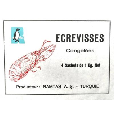 Ecrevisses Congelees Ramtaş A.Ş. - 12X18 Etiket