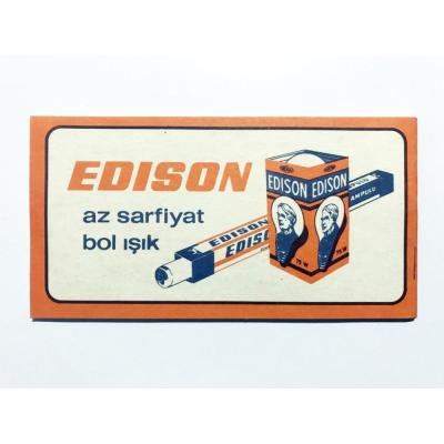 Edison - Bakkallara verilen not defteri