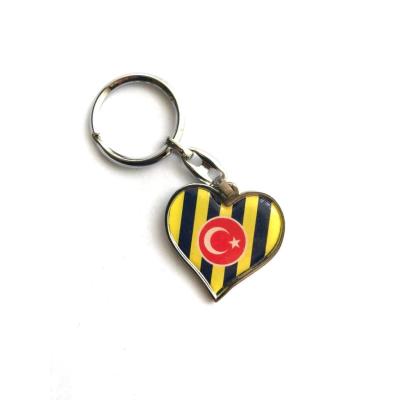 Fenerbahçe - Kalp formlu anahtarlık