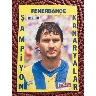 Fenerbahçe - Nezihi TOSUNCUK / Tan gazetesi kartpostal
