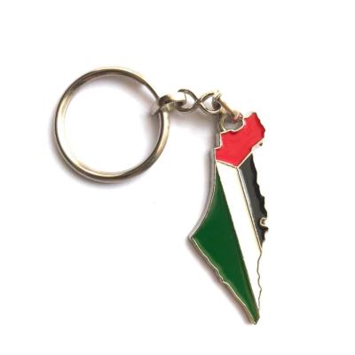 Filistin haritası - Bayrak anahtarlık
