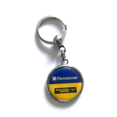 Finansbank / Western Union - Sarı Lacivert anahtarlık