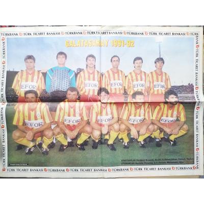 Galatasaray 1991-92 - 55x76 poster