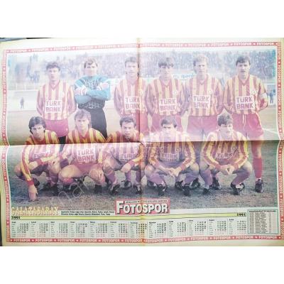 Galatasaray 1991 takvimli - 55x76 poster