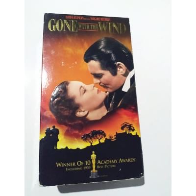 Gone With the Wind - CLARK GABLE / İngilizce VHS kaset 