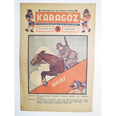 Hatay Davası / Karagöz gazetesi - Sayı:117 - 1937 - Gazete