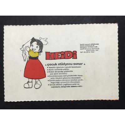 Heidi Çocuk Stüdyosu FENERYOLU - 10x16 karton reklam